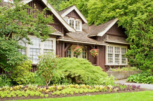 Log Home Landscaping in Carmel